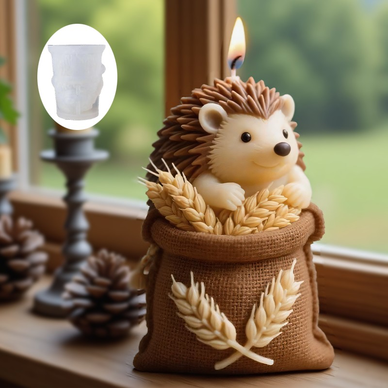 Candle Making Temperature - Cetakan Lilin Berbentuk Landak yang Lucu,