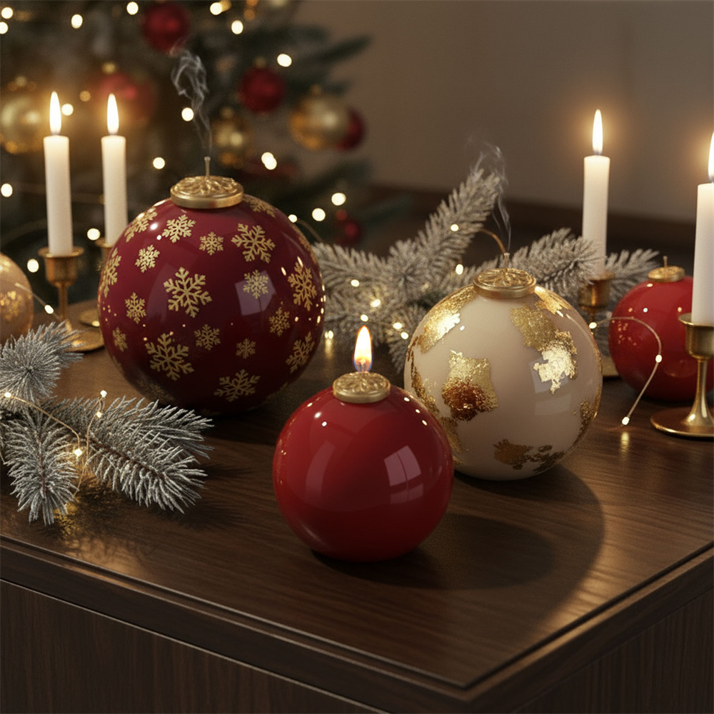 Candle Making Books For Beginners - Cetakan Lilin Natal Nicole Christmas Baubles