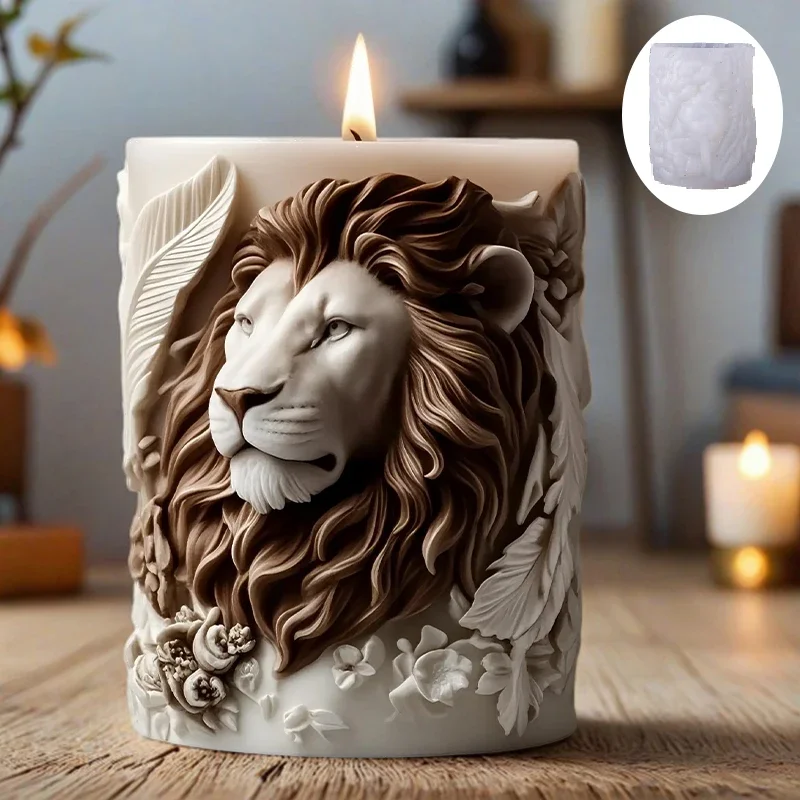 Candle Making Temperature - Cetakan Lilin 3D Motif Singa -
