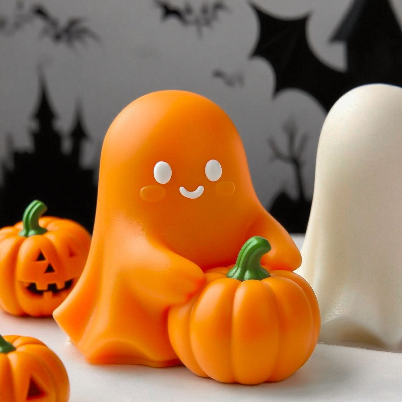 Candle Making Books For Beginners - Cetakan Silikon Labu Hantu Halloween DIY