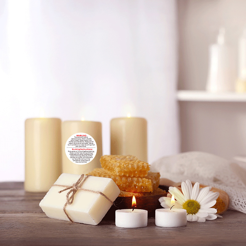 【Baru】 500 buah/roll Label Per - Candle Warning Label ulasan dan harga