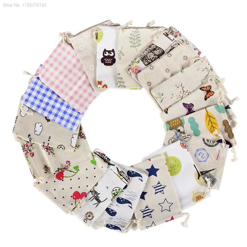 100 Buah Tas Kain Kecil Tas Se - Jute Bag Packaging ulasan dan harga