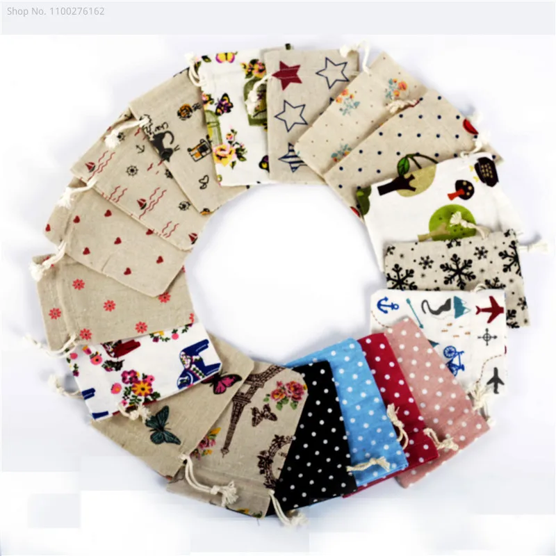 100 Buah Tas Kain Kecil Tas Se - Jute Bag Packaging ulasan dan harga