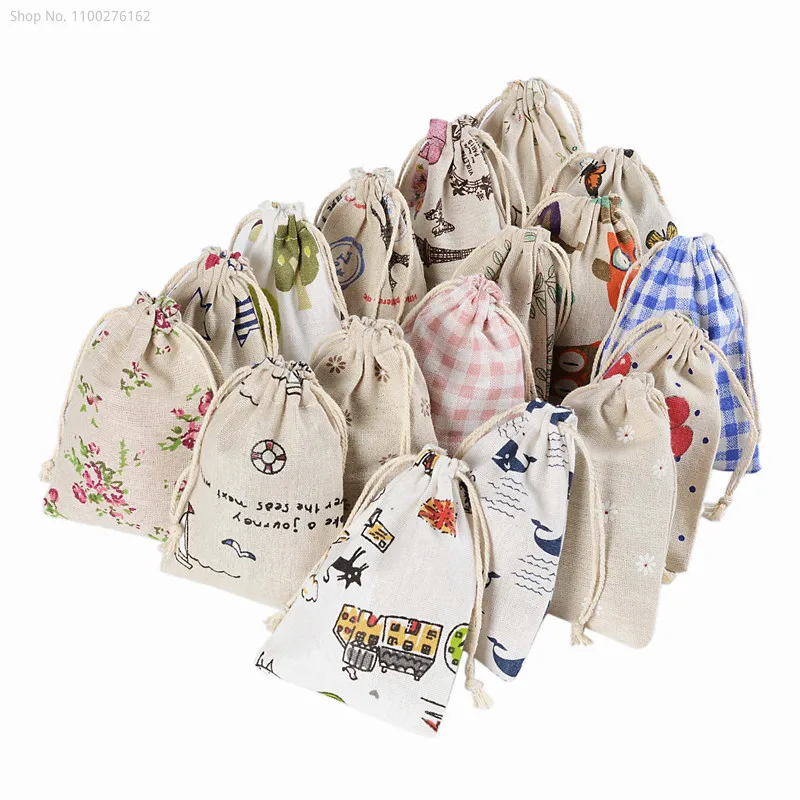 100 Buah Tas Kain Kecil Tas Se - Jute Bag Packaging ulasan dan harga