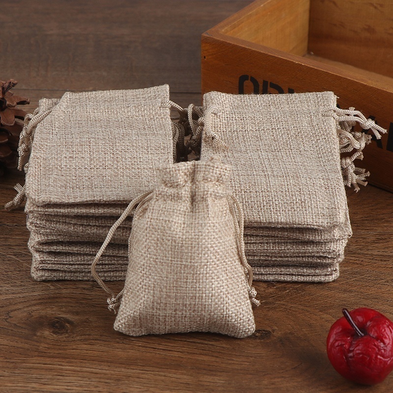 Tas rami hadiah pernikahan DIY - Jute Bag Packaging ulasan dan harga