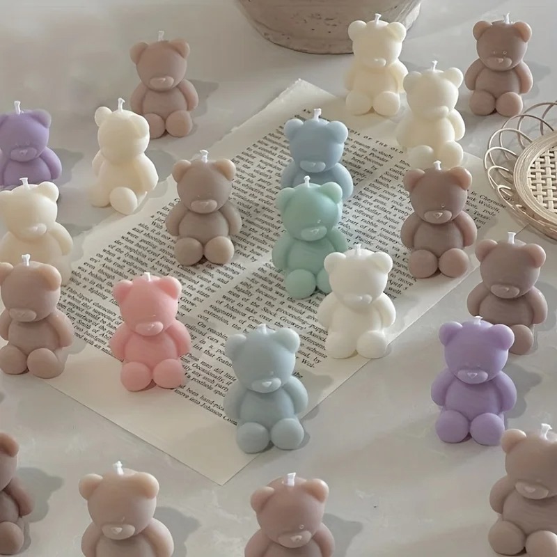 Cetakan Beruang Silikon untuk  - Candle Making Books For Beginners ulasan dan harga