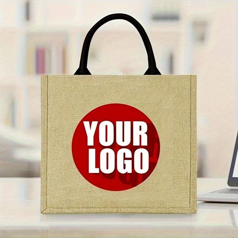 Tas Tote Jute Custom, Ukuran B - Jute Bag Packaging ulasan dan harga