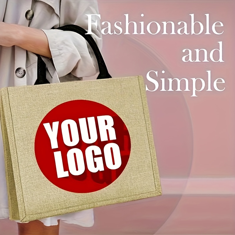 Tas Tote Jute Custom, Ukuran B - Jute Bag Packaging ulasan dan harga