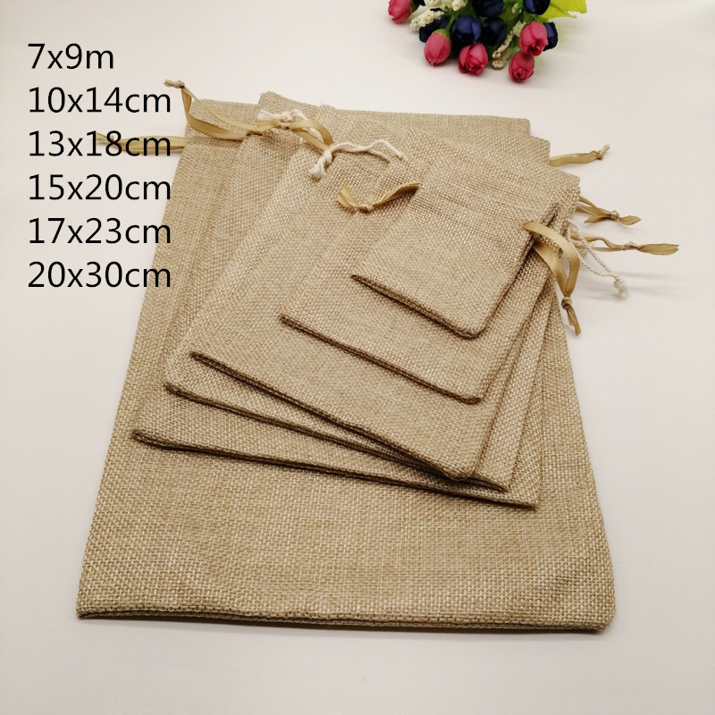 5 Pcs Kain Tas Goni Kemasan Ha - Jute Bag Packaging ulasan dan harga