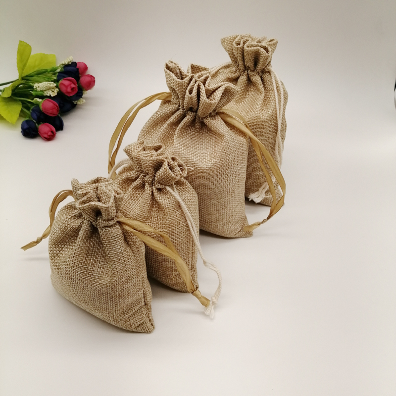 5 Pcs Kain Tas Goni Kemasan Ha - Jute Bag Packaging ulasan dan harga