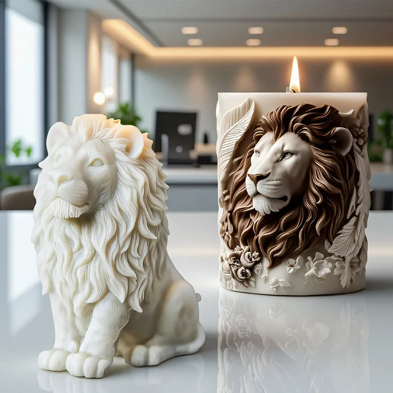 Cetakan Lilin 3D Motif Singa - - Candle Making Temperature ulasan dan harga