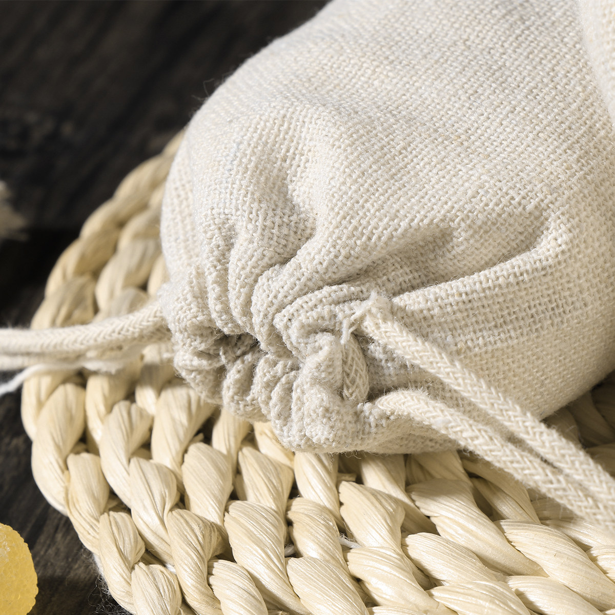 10 Buah Tas Karung Serut Linen - Jute Bag Packaging ulasan dan harga