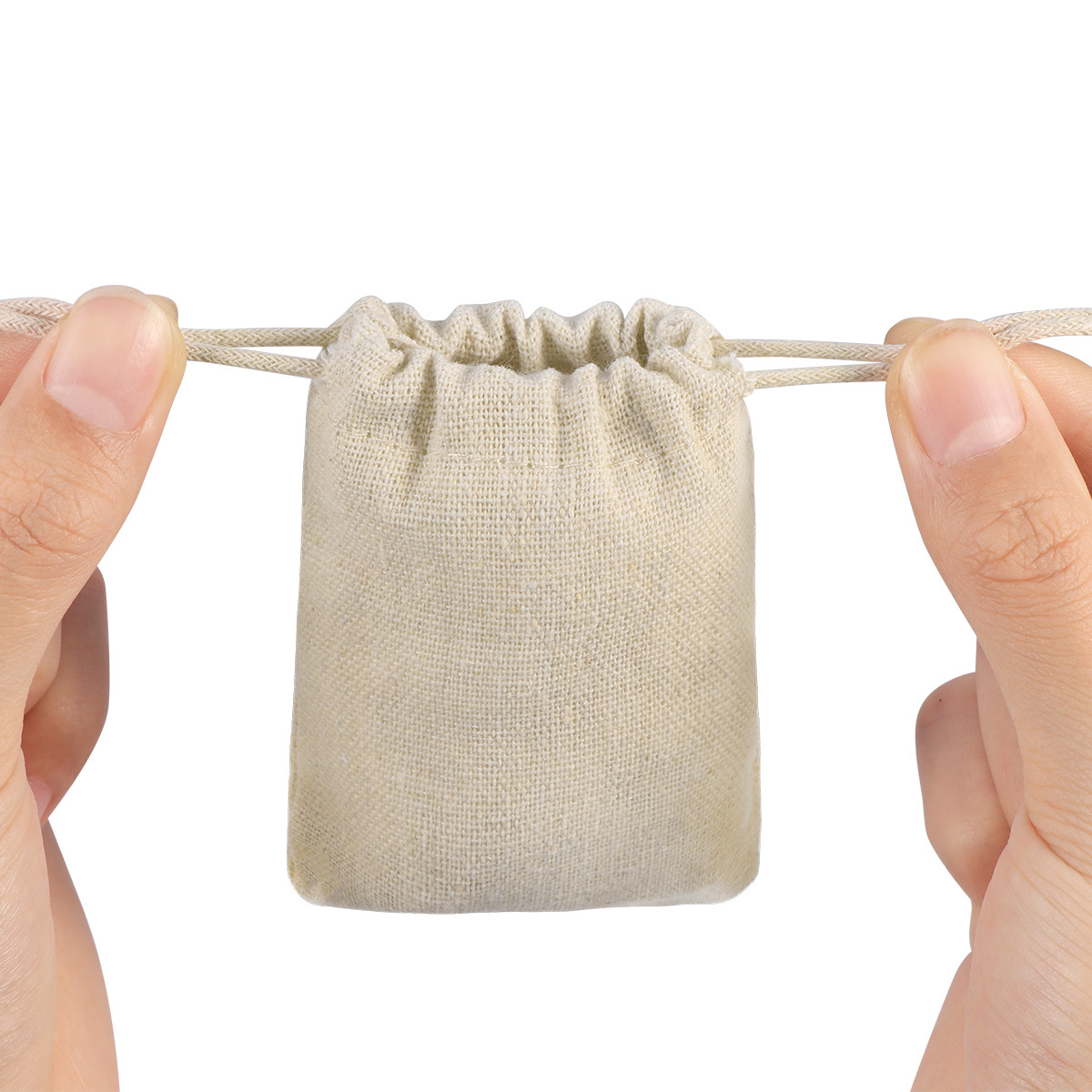 10 Buah Tas Karung Serut Linen - Jute Bag Packaging ulasan dan harga