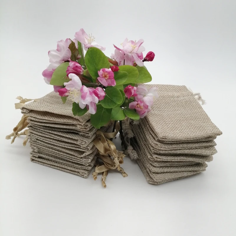 100 Buah Tas Goni Katun Pita S - Jute Bag Packaging ulasan dan harga