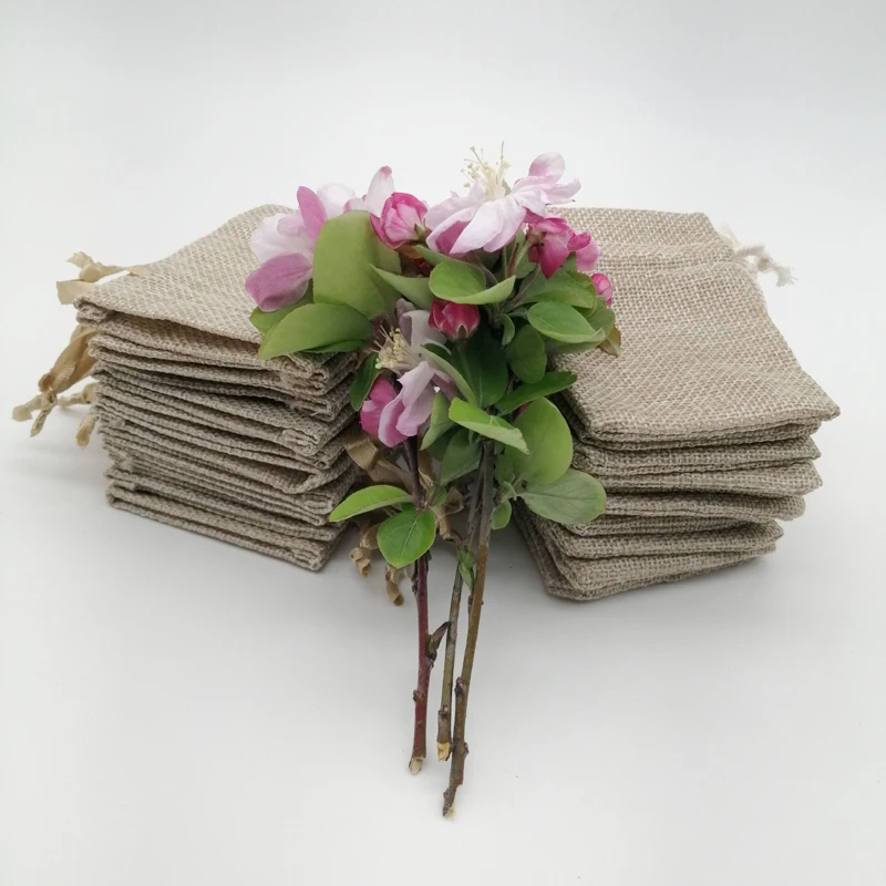 100 Buah Tas Goni Katun Pita S - Jute Bag Packaging ulasan dan harga