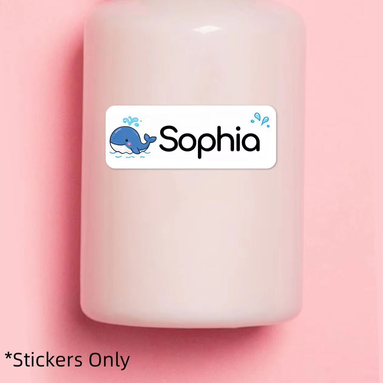 1-500PCS Stiker Nama Kartun Ku - Candle Warning Label ulasan dan harga