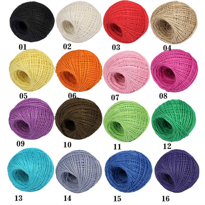 Tali Jute Alami DIY 2mm 50M/Ro - Jute Bag Packaging ulasan dan harga
