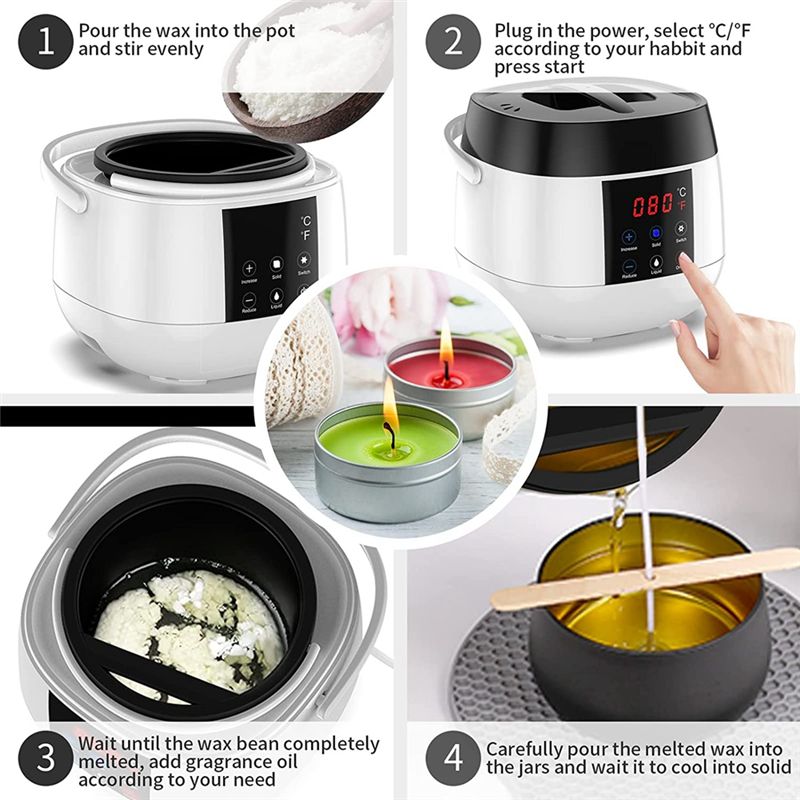AEE4-Panci Pelebur Lilin, Pele - Candle Making Temperature ulasan dan harga