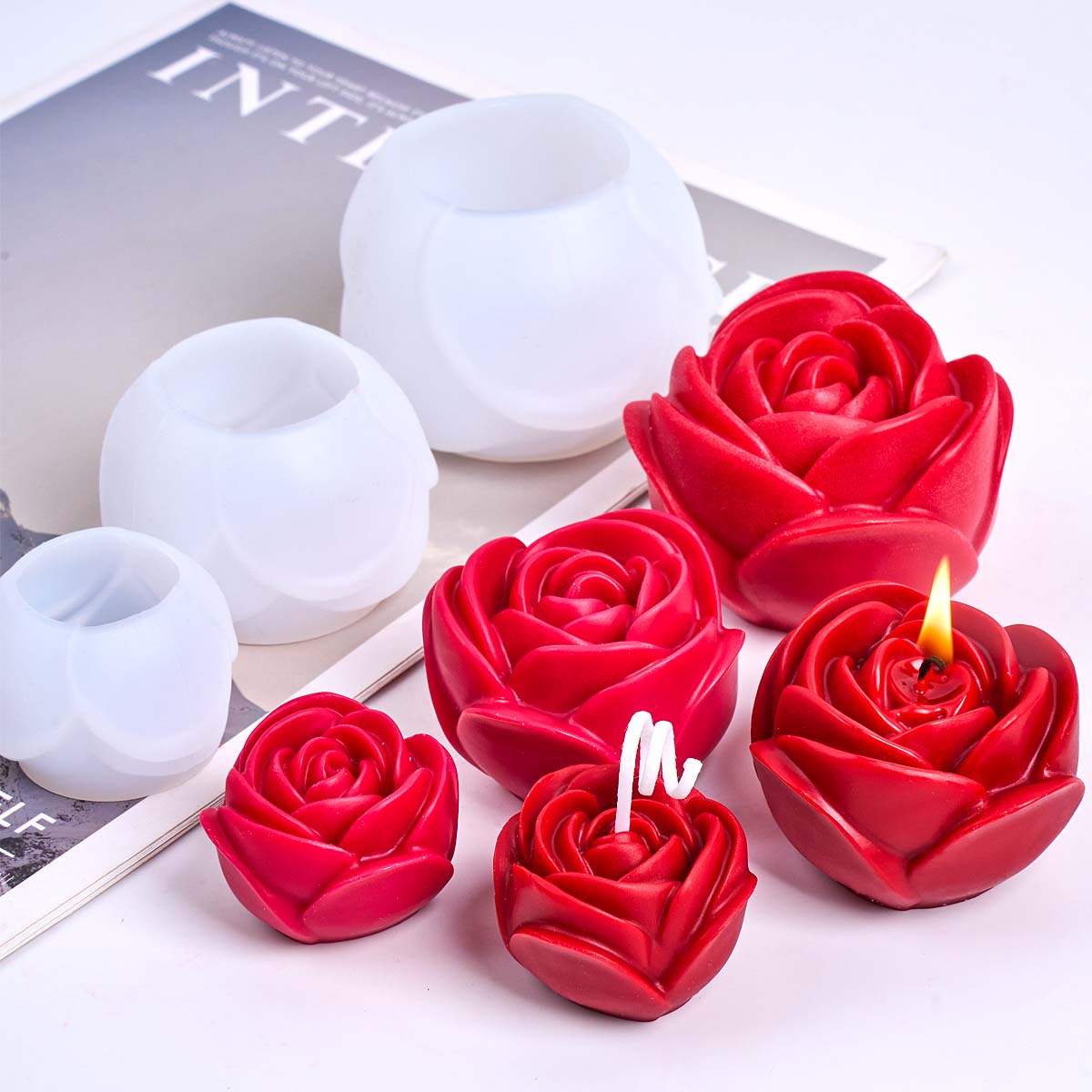 Cetakan Lilin Silikon Bentuk B - Candle Making Books For Beginners ulasan dan harga