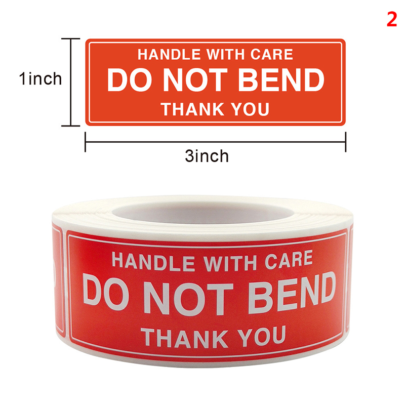1Rol Stiker Rapuh Label Pering - Candle Warning Label ulasan dan harga